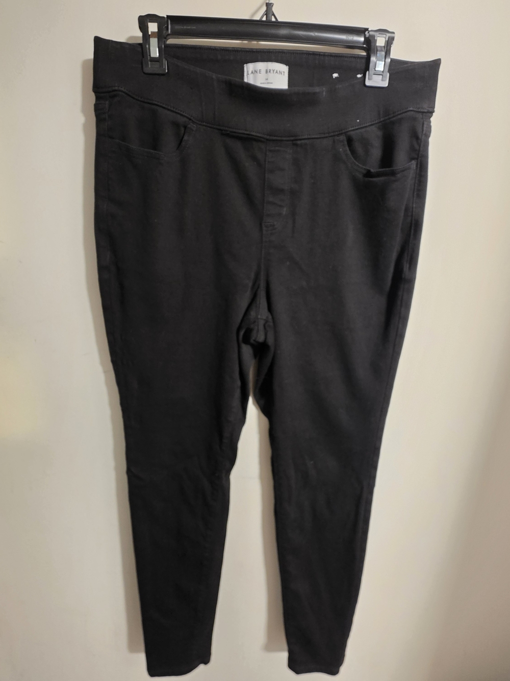 Lane Bryant Size 14 Black High Rise Jegging Skinny Jeans